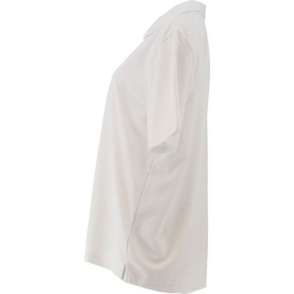 NWT LANDS' END UNIFORM BOY'S SHORT SLEEVE POLY PIQUE POLO SHIRT WHITE LGE. 14-16 - Picture 7 of 11